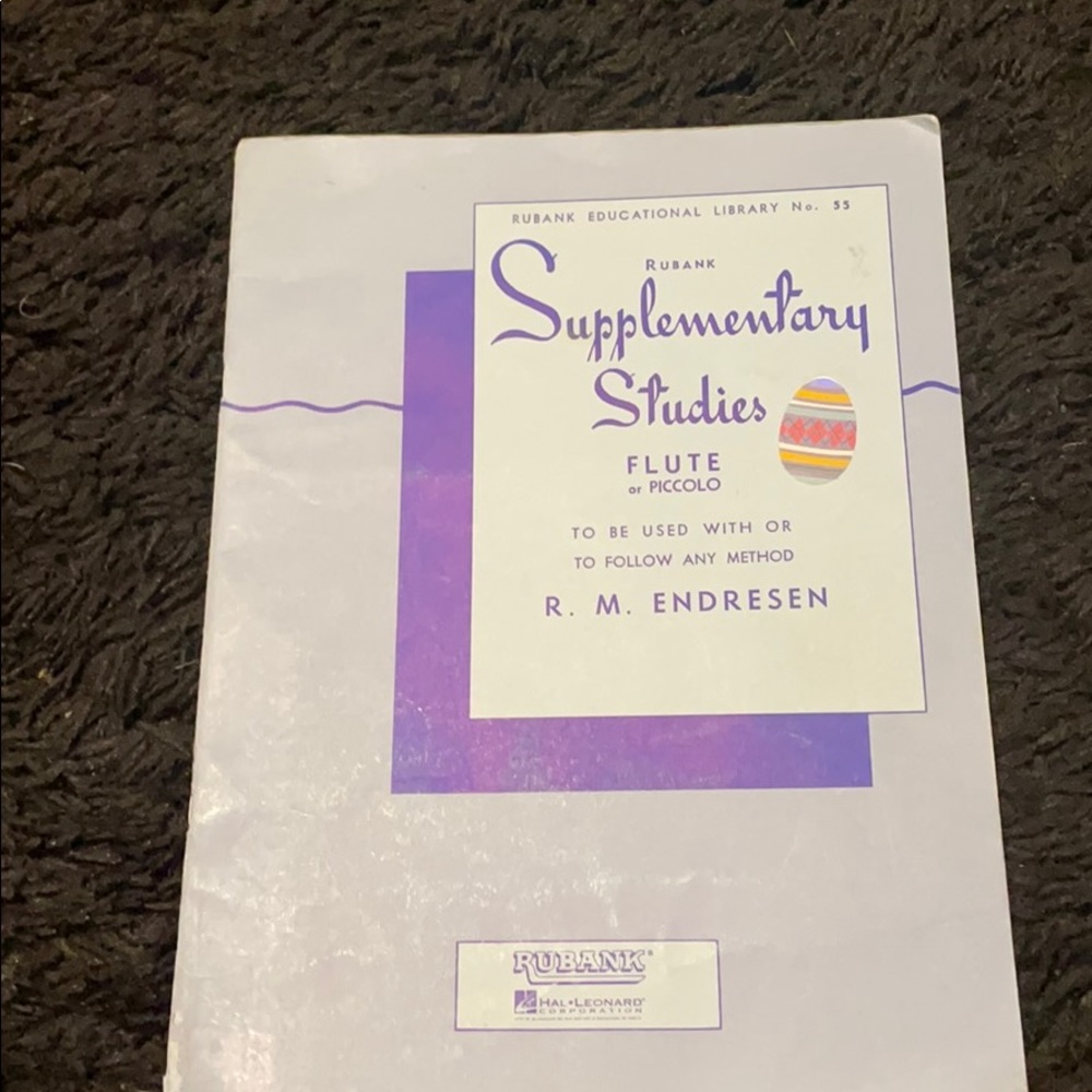 Rubank supplementary studies for flute or piccolo